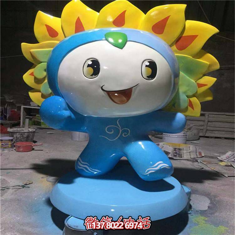 玻璃鋼卡通人物雕塑，點(diǎn)亮游樂場的歡樂