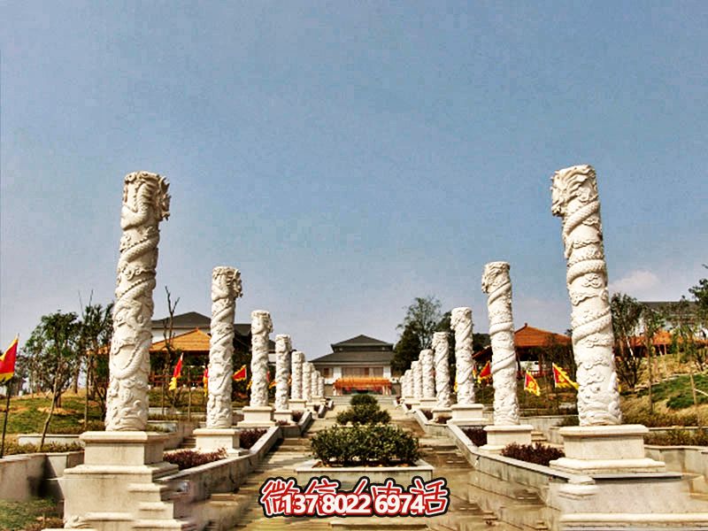 傳統(tǒng)工藝石雕龍柱，傳承古老文化
