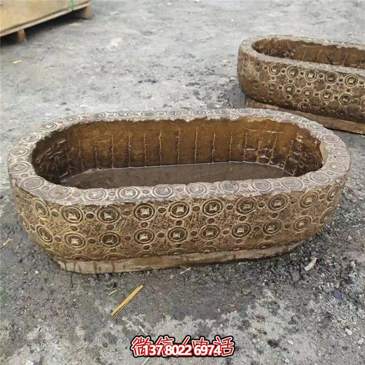 唯美老石槽，給你完美園林景觀