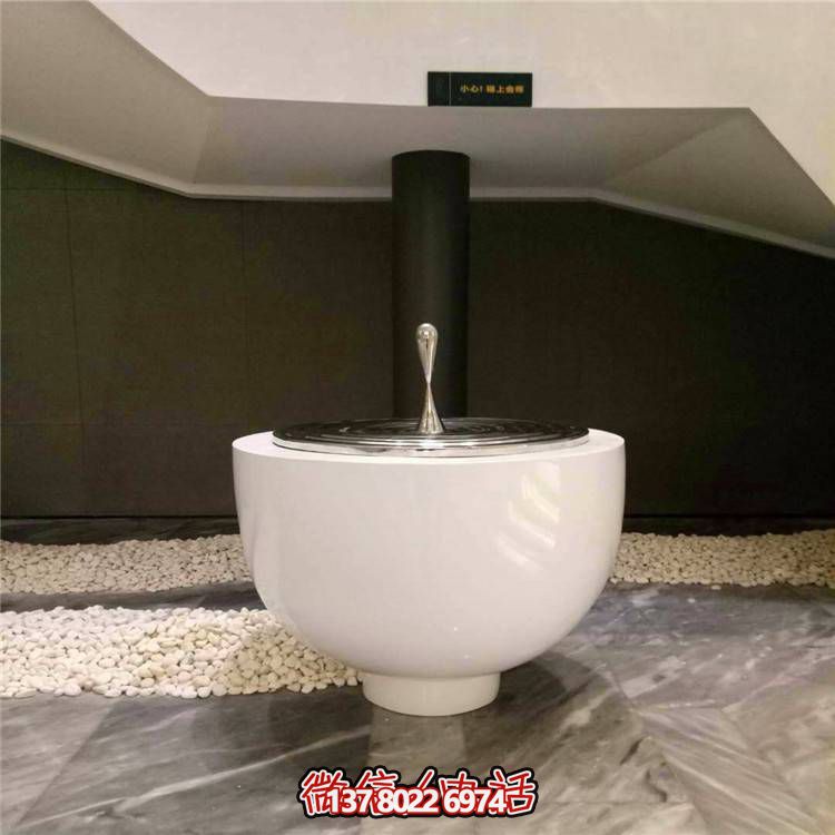 不銹鋼水滴圓盤雕塑，玻璃鋼景觀裝飾