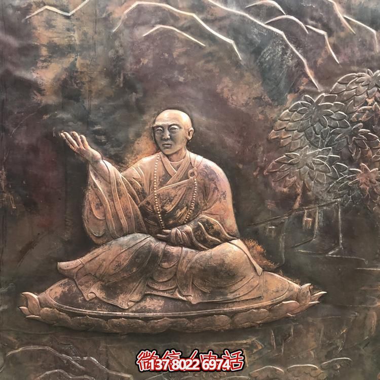 鑄銅觀音佛像浮雕壁畫，帶給大型寺廟儀式感的非凡氣派