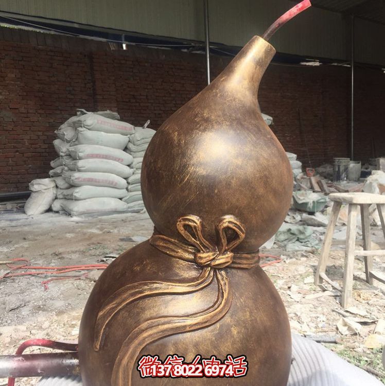 萬(wàn)用銅雕葫蘆，集家居裝飾、鎮(zhèn)宅辟邪、雕塑藝術(shù)于一體