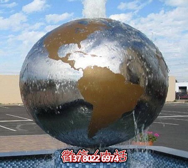高品質(zhì)不銹鋼噴泉雕塑，裝點(diǎn)你的公園