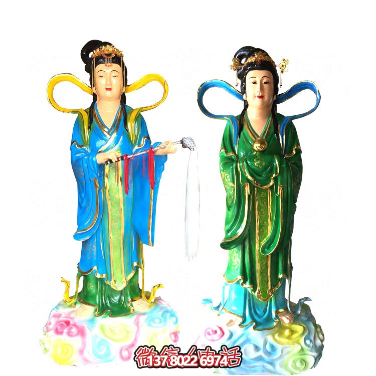 七仙女玻璃鋼雕塑，打造完美園林