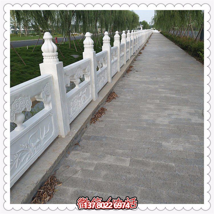 精美石雕護(hù)欄，讓您的河道美化更上一層樓