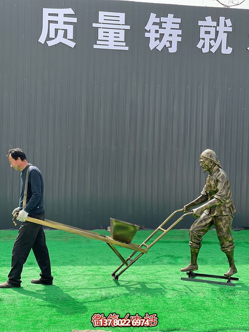中國傳統(tǒng)農耕勞動雕塑 中國傳統(tǒng)農耕勞動雕塑