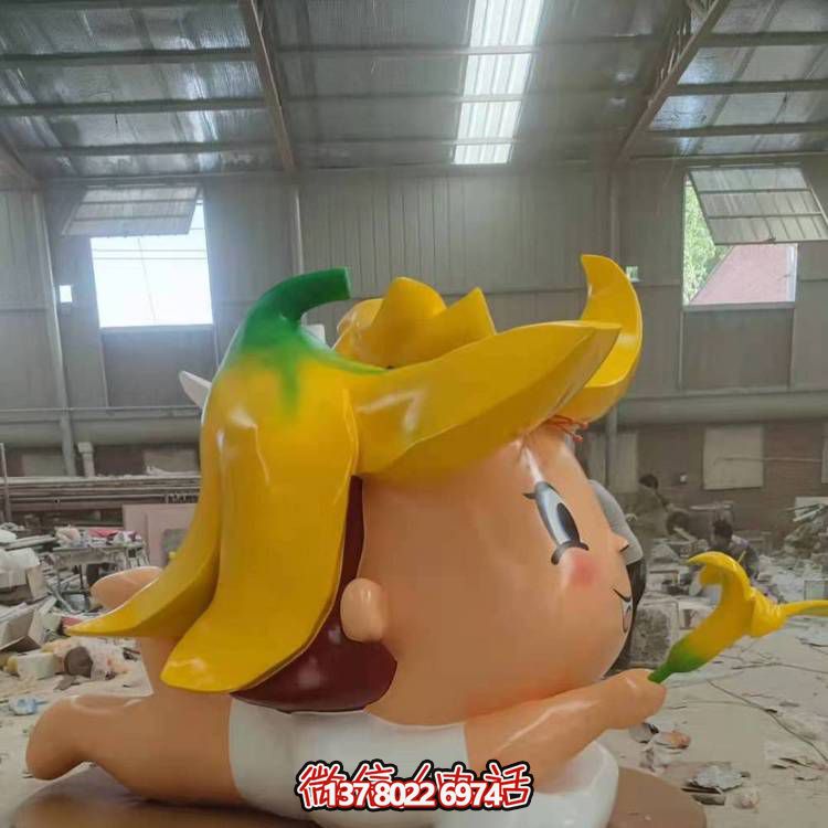 玻璃鋼戶外裝飾擺件，精致美觀、趣味卡通人物景觀