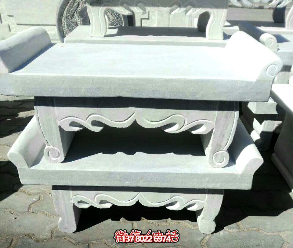 漢白玉佛像供桌，裝點景區(qū)寺院