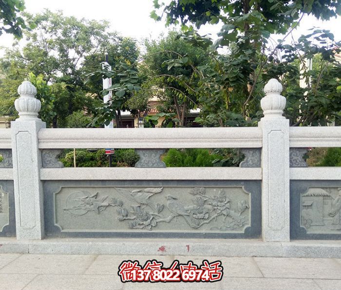 精美石欄系列，搭配園林花園，提升圍欄美感