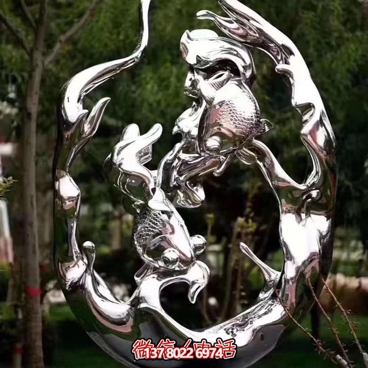 不銹鋼雕塑，為景觀廣場(chǎng)和園林增添抽象藝術(shù)