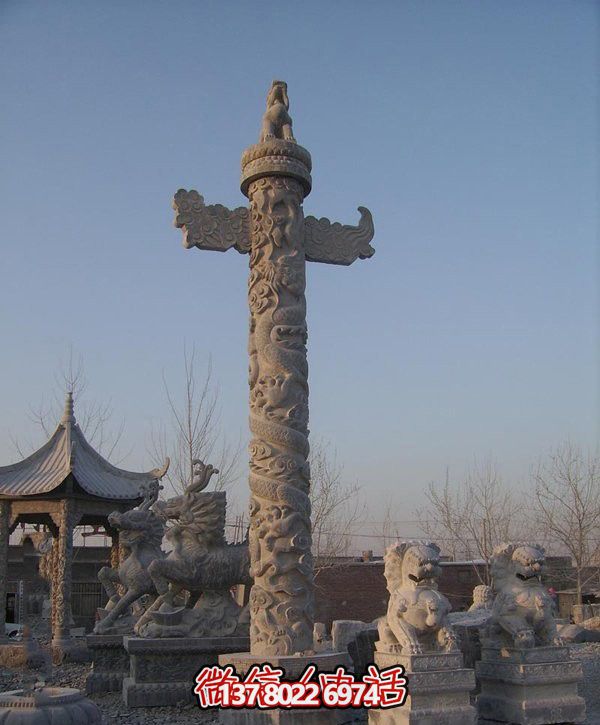 精美漢白玉雕塑，華美石龍表現(xiàn)中華文化之美