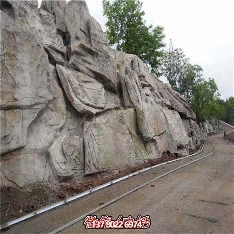 美輪美奐的景觀石，改善戶外街道路邊大型景觀