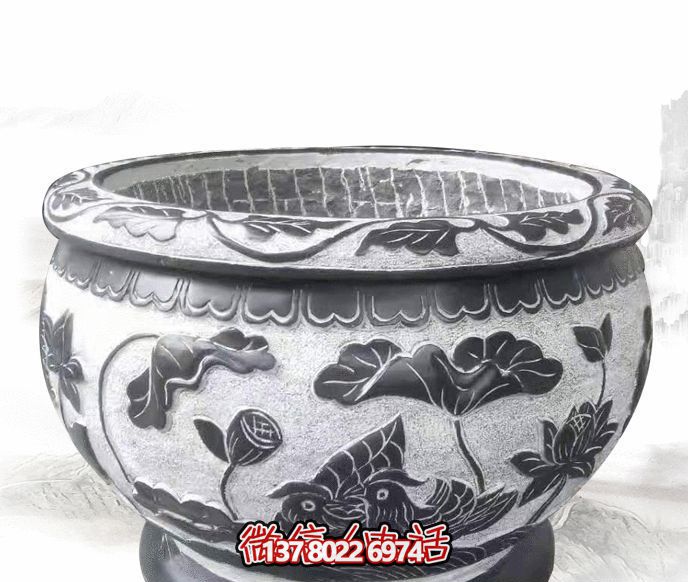 傾情精雕，高端戶外景觀缸雕塑