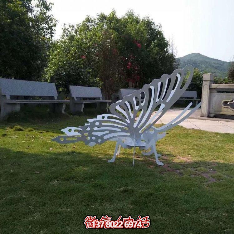 高級不銹鋼雕塑擺件，讓公園更加美麗