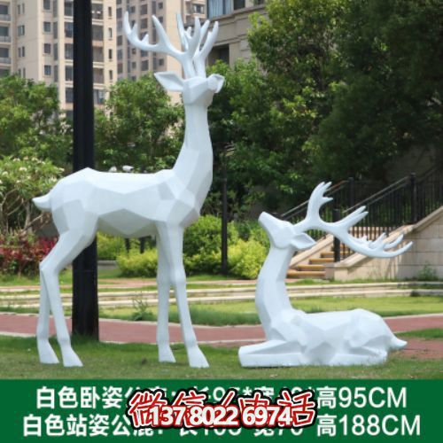 玻璃鋼雕塑裝置，點綴小區(qū)園林景觀