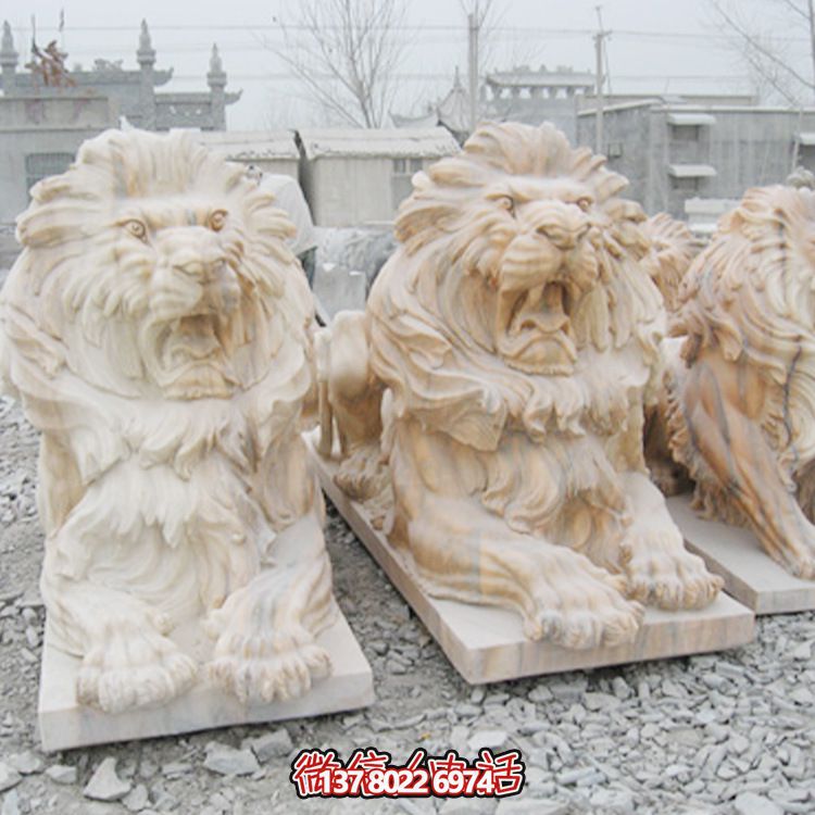 仿真獅子雕塑，為公園、動物園帶來活力