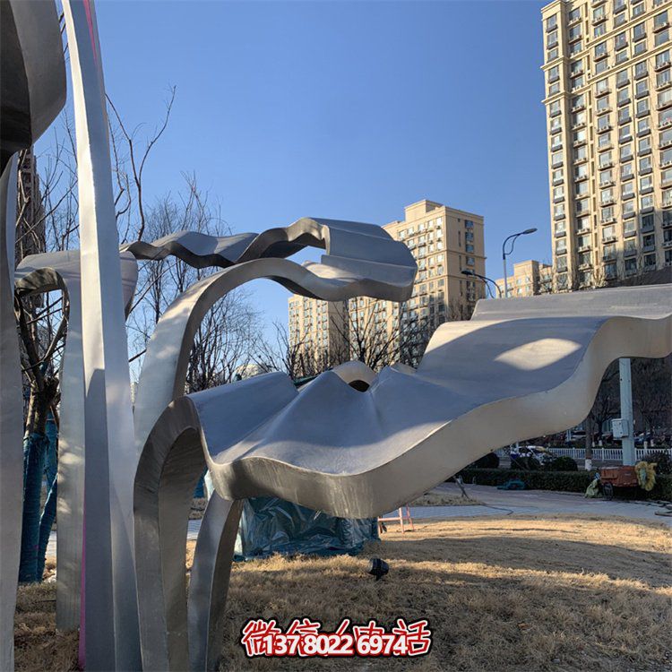 不銹鋼創(chuàng)意戶(hù)外公園景觀雕塑
