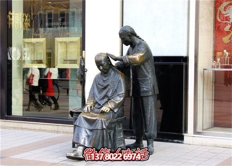 鑄銅雕塑園林景觀，讓你步行街上賞心悅目