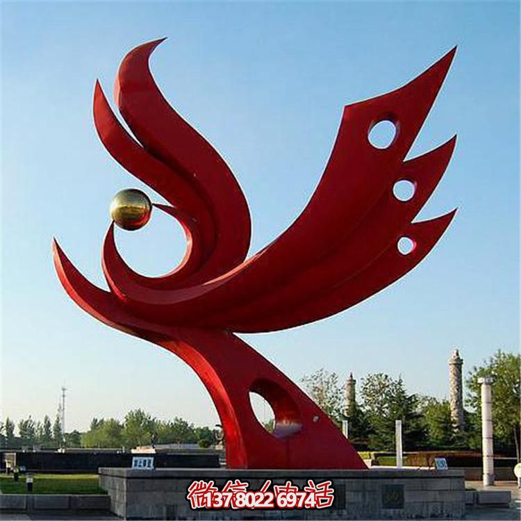 不銹鋼抽象景觀擺件，提升戶外廣場裝飾氣質