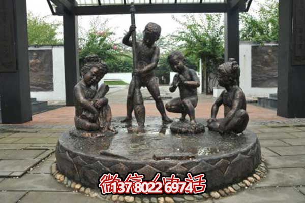 不銹鋼銅雕毛筆，為兒童締造景區(qū)樂趣