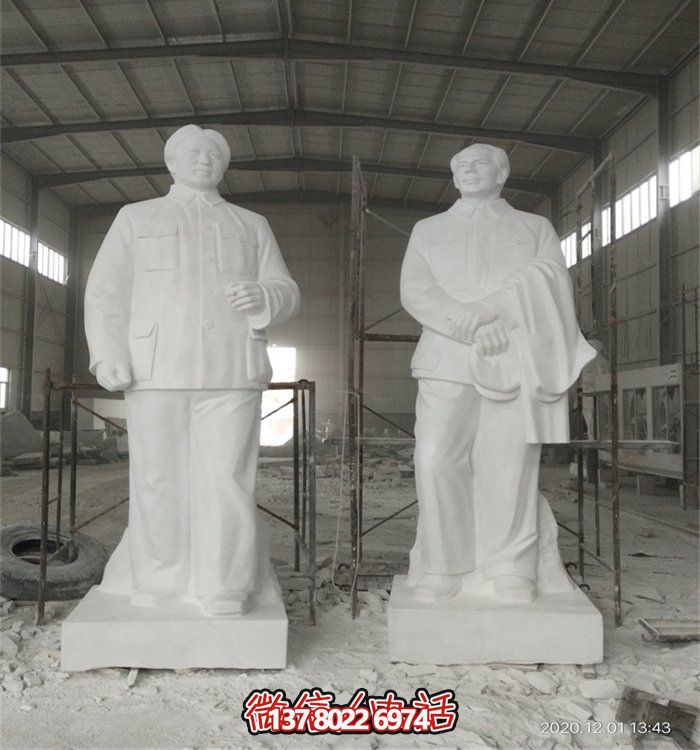 毛澤東偉人雕像，大型漢白玉雕刻，適宜于廣場等場所