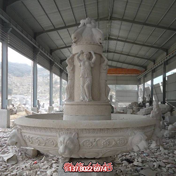 大理石石雕水景噴泉，裝點你的庭院、園林景觀
