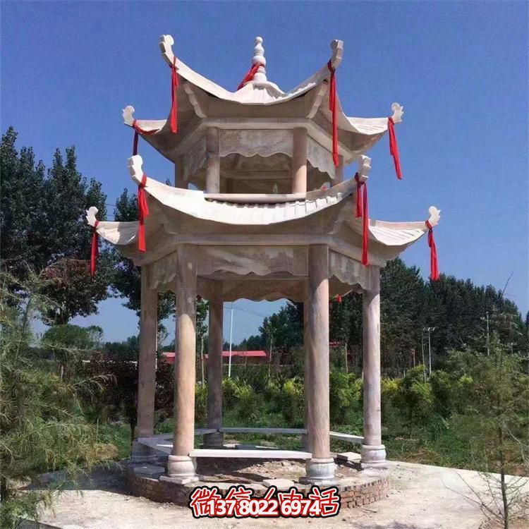 古典式園林雕塑，打造涼亭小區(qū)尊貴裝點