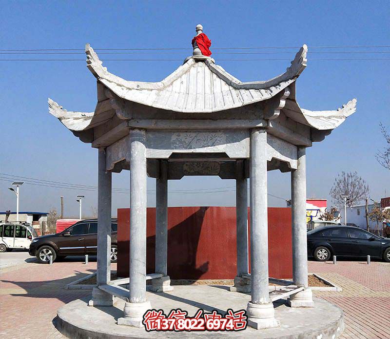 精致大理石涼亭，點(diǎn)綴完美小區(qū)廣場(chǎng)
