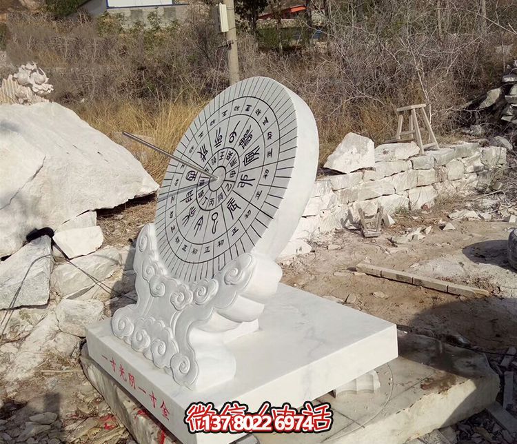 精致日晷雕塑，為你的戶外景區(qū)帶來創(chuàng)意石雕裝飾
