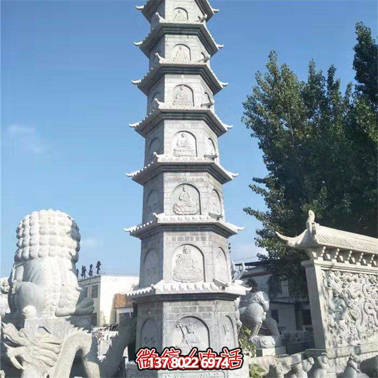 古典佛教雕塑藝術(shù)——精美青石舍利塔、石塔寺、佛塔