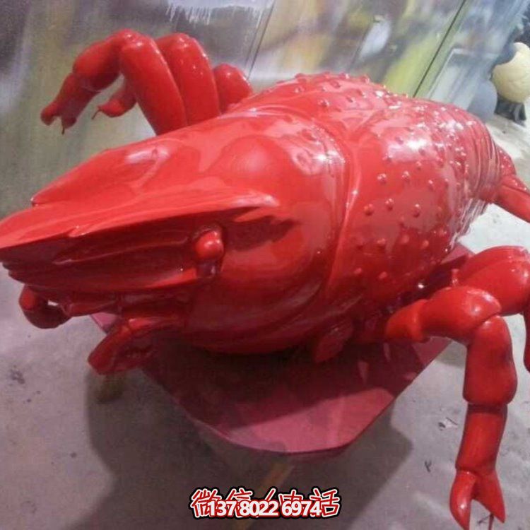 大型龍蝦雕塑裝飾品，點(diǎn)綴飯店、酒店門口