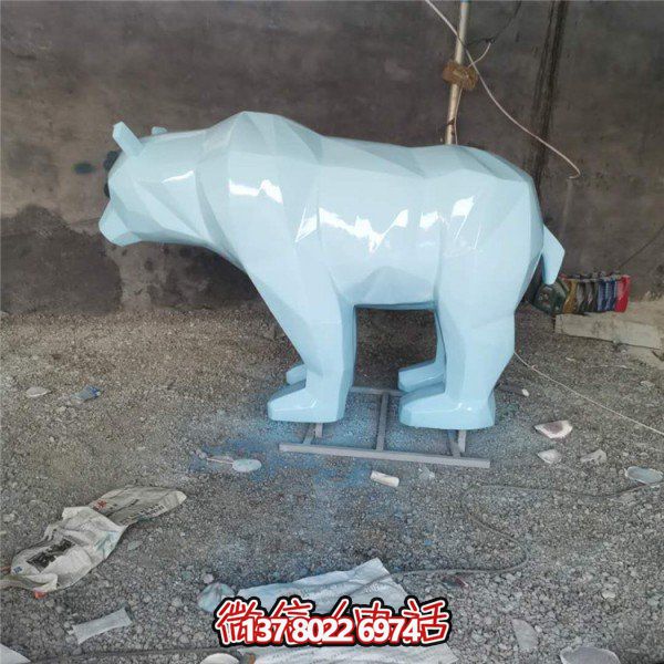 玻璃鋼幾何雕塑，裝飾動(dòng)物園園林和戶外空間