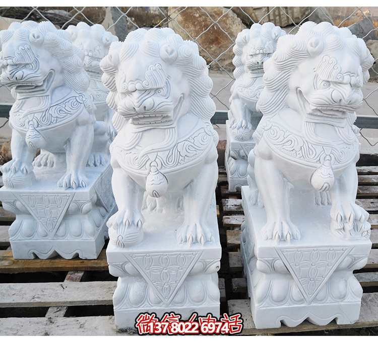 天安門(mén)獅子，漢白玉中式傳統(tǒng)北方石獅子