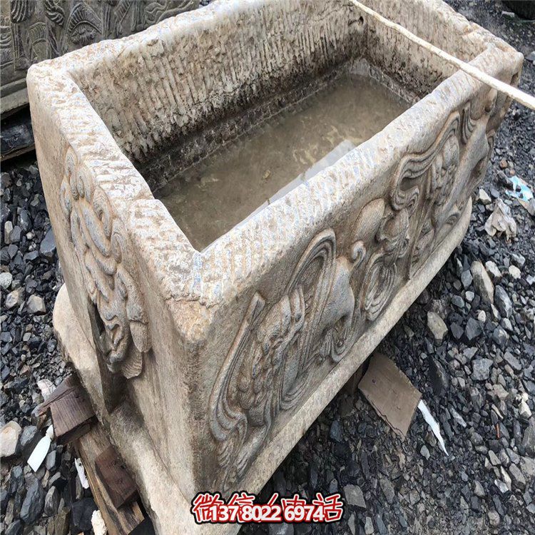 老石槽，漢白玉仿古石槽