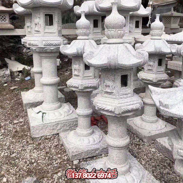 花崗巖石雕燈，中國傳統(tǒng)古建照明燈籠